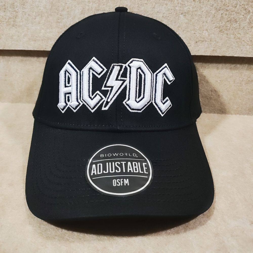 Bioworld Black and White AC/DC Snapback Hat